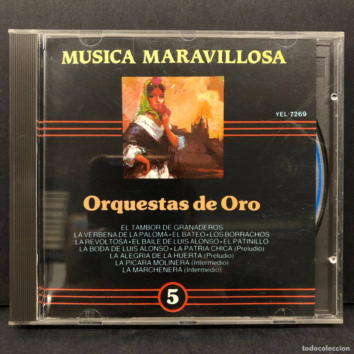 CDs de m&uacute;sica: CD - MUSIC MARAVILLOSA - ORQUESTA DE ORO - N&ordm;5 - 5064/T-C16 / 1234