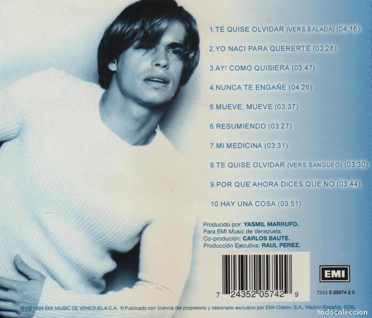 CDs de m&uacute;sica: CARLOS BAUTE. YO NACI PARA QUERER. CD. - Foto 2