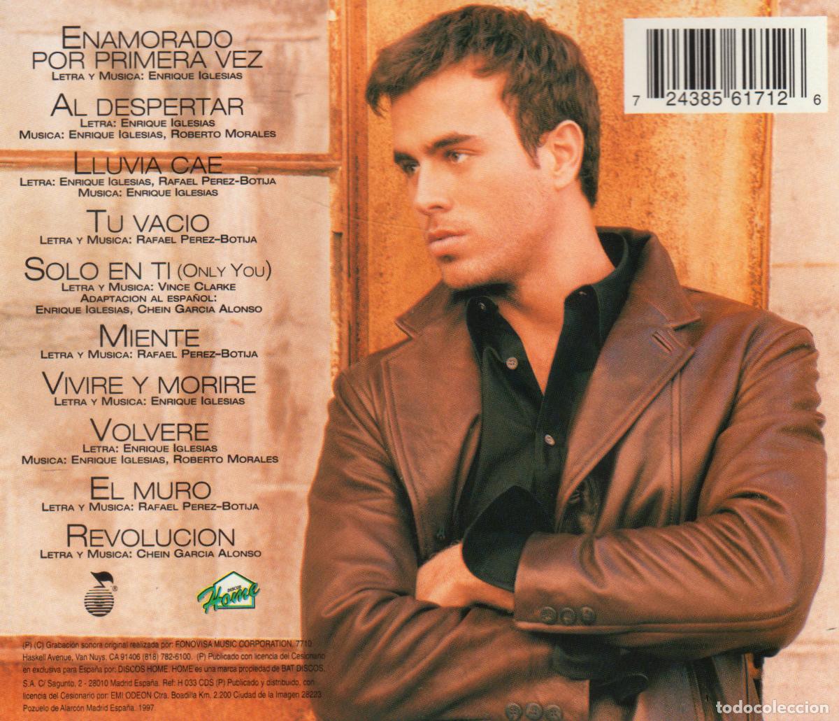 CDs de m&uacute;sica: ENRIQUE IGLESIAS. VIVIR. CD. - Foto 2