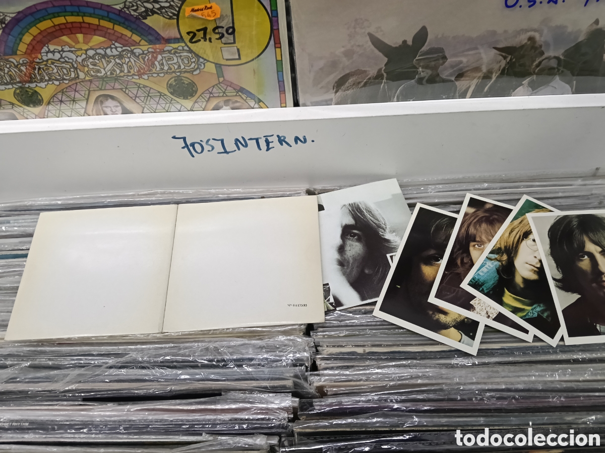CDs de m&uacute;sica: Beatles doble CD White album 30 anniversary con las 4 fotos y el poster
