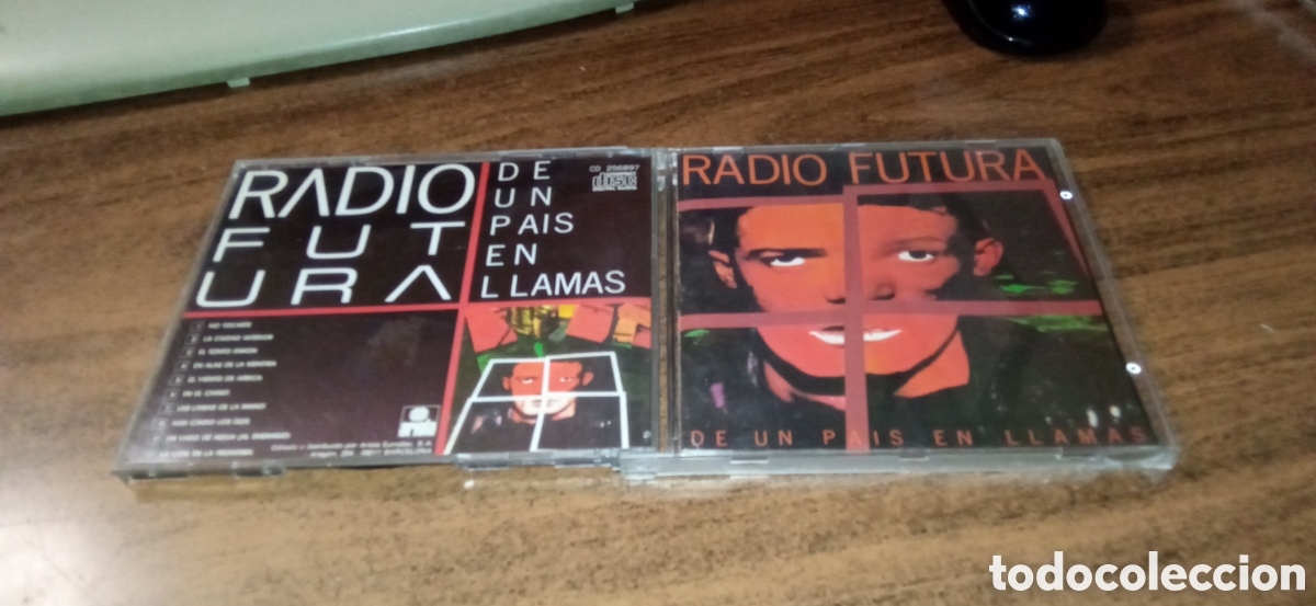 CDs de m&uacute;sica: RADIO FUTURA - DE UN PAIS EN LLAMAS (1985)