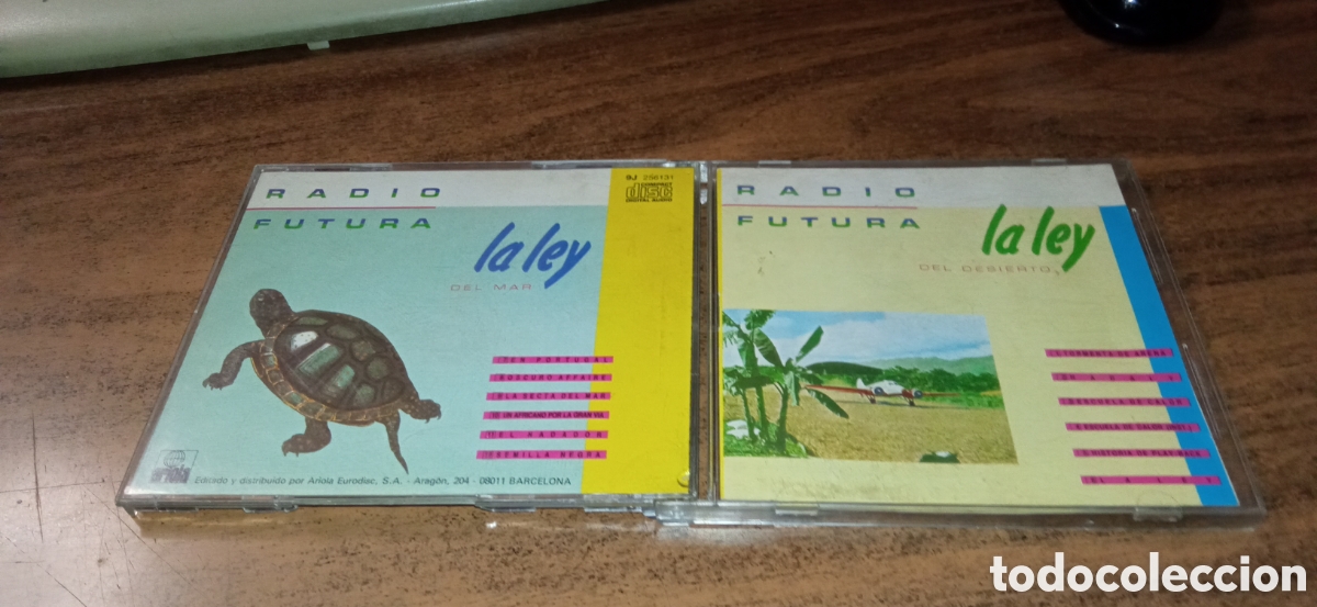 CDs de m&uacute;sica: RADIO FUTURA - LA LEY DEL DESIERTO, LA LEY DEL MAR (1984)