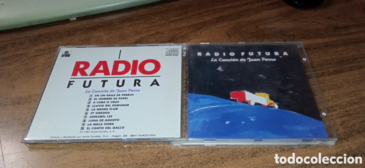 CDs de m&uacute;sica: RADIO FUTURA - LA CANCION DE JUAN PERRO (1987)