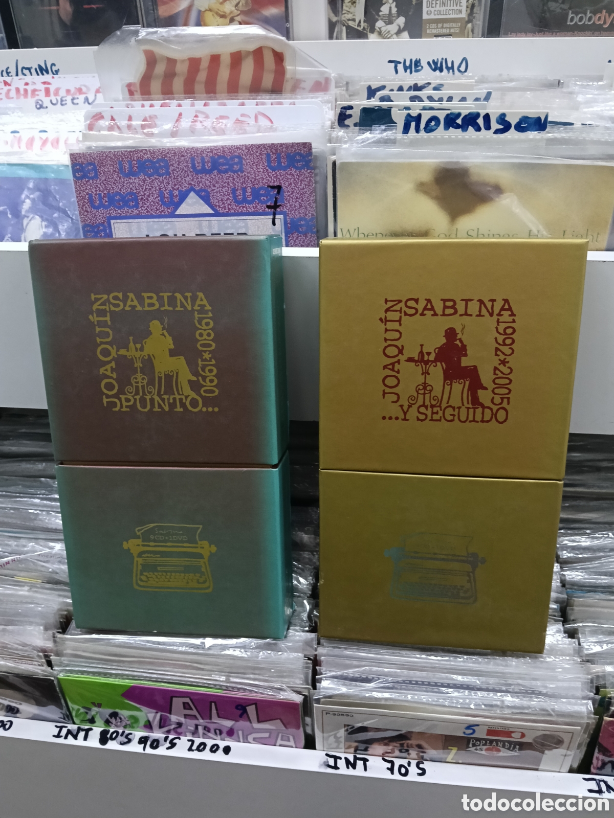 CDs de m&uacute;sica: Joaqu&iacute;n sabina lote 2 cajas boxes completas punto y seguido