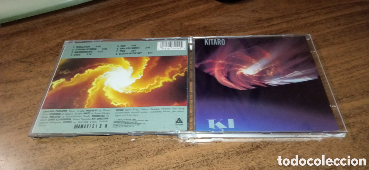 CDs de m&uacute;sica: Kitaro - Ki (1985) New Age