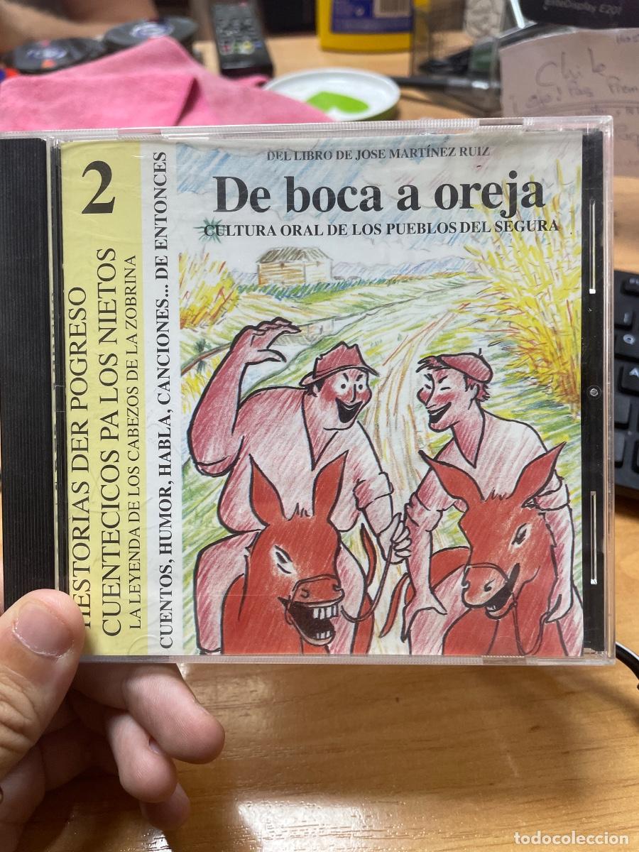 CDs de m&uacute;sica: De boca a oreja cultura oral de los pueblos del segura cd