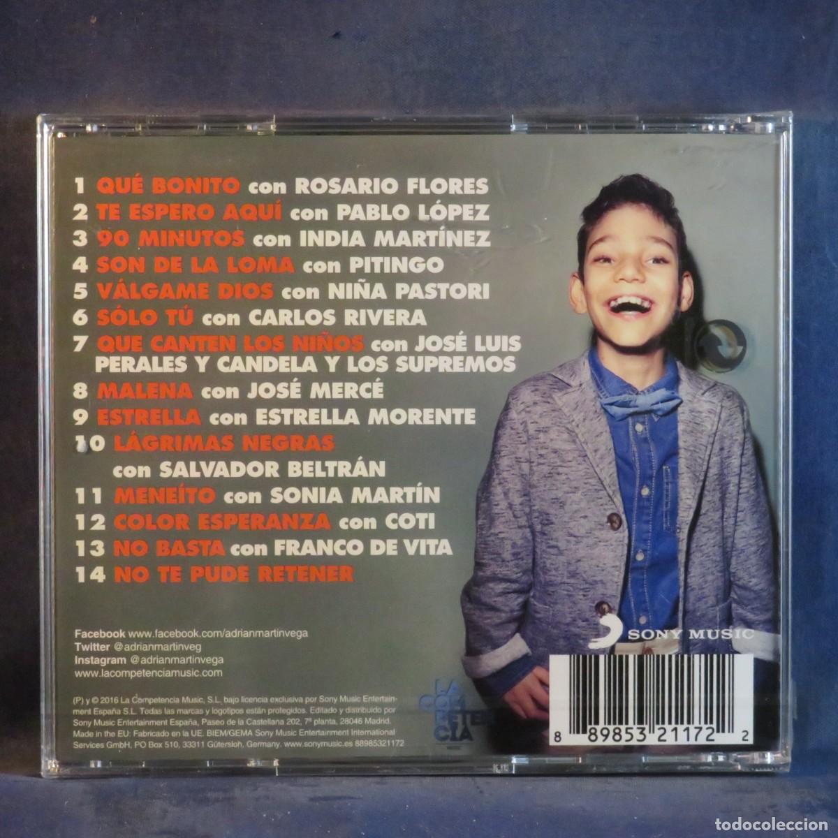 CDs de m&uacute;sica: ADRI&Aacute;N - LLENO DE VIDA - CD - Foto 2