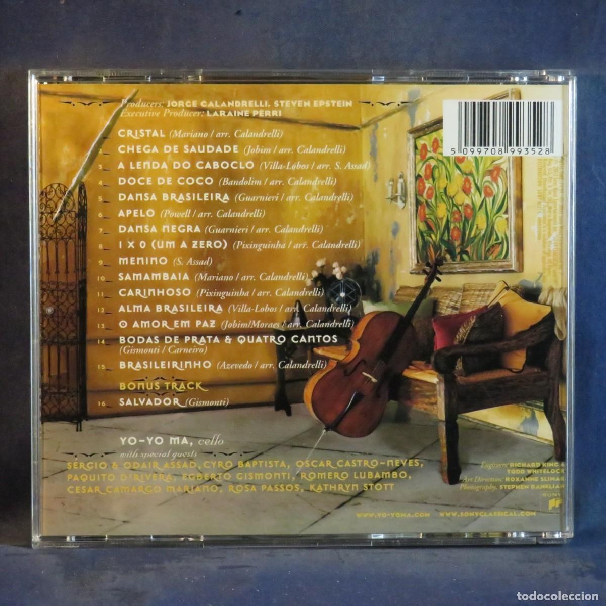 CDs de m&uacute;sica: YO-YO MA - OBRIGADO BRAZIL - CD - Foto 2