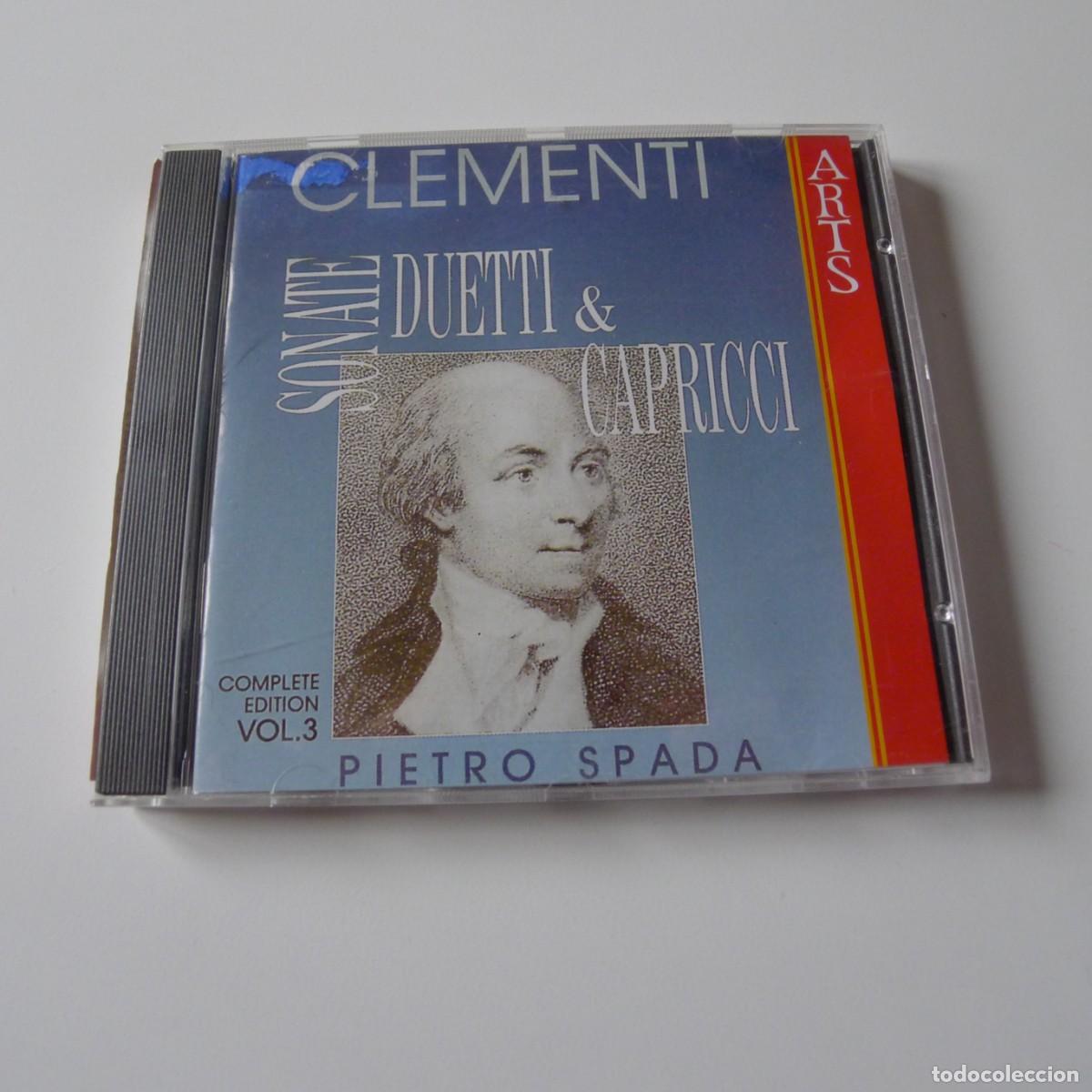 CDs de m&uacute;sica: Clementi, Pietro Spada &ndash; Sonate, Duetti & Capricci CD