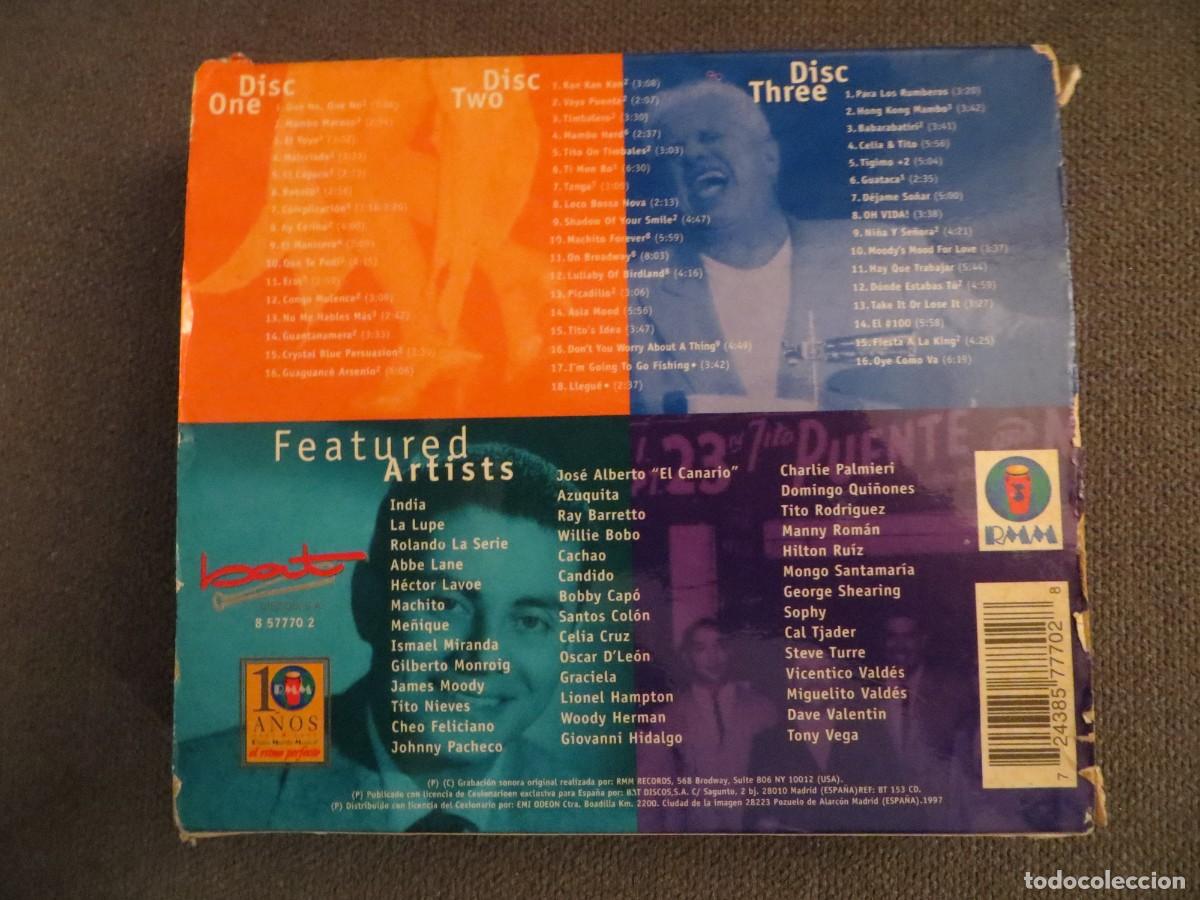 CDs de m&uacute;sica: Tito Puente - 50 Years Of Swing (3xCD, Comp + Box)