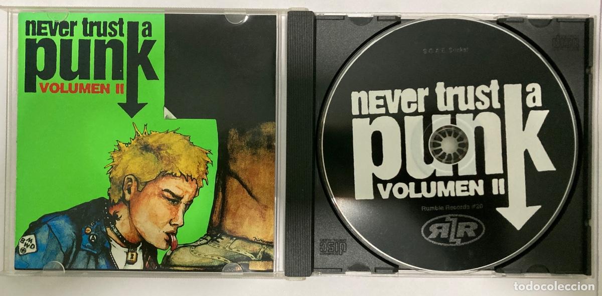 CDs de m&uacute;sica: Never trust a PUNK CD Volumen 2 Versiones Eskorbuto Ilegales Alaska y los pegamoides Ramones TDK