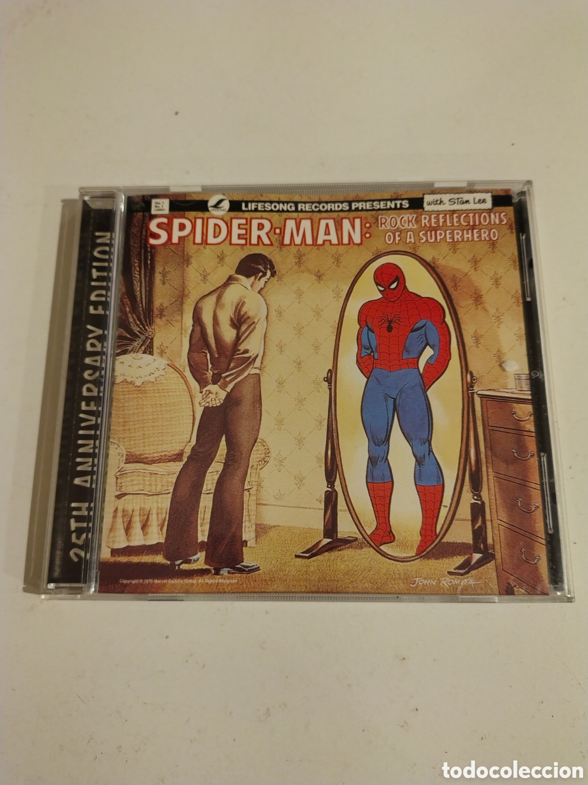 CDs de m&uacute;sica: SPIDERMAN Rock Reflections Of a Superhero ( 1976 MARVEL WINTHROP USA 2000 ) 25 ANNIVERSARY EDITION