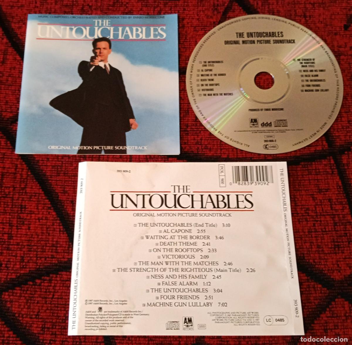 CDs de m&uacute;sica: THE UNTOUCHABLES ** BANDA SONORA ** 1987 CD Ennio Morricone