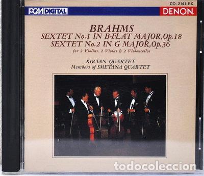 CDs de m&uacute;sica: Brahms: String Sextets 1 & 2- 0081759011301 - Foto 1