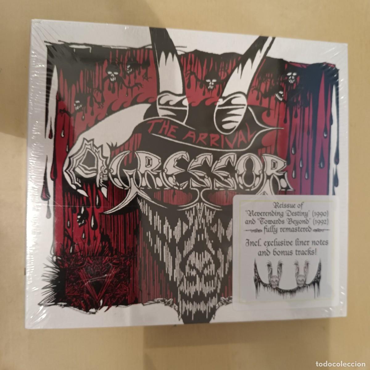 CDs de m&uacute;sica: Agressor , The Arrival , 2xCD 2021 Nuevo precintado. Death Thrash Metal
