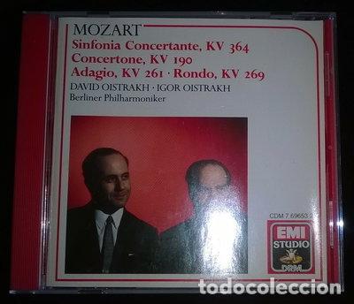 CDs de m&uacute;sica: Mozart: Sinfonia Concertante, Concertone, Adagio, Rondo- 0077776965321