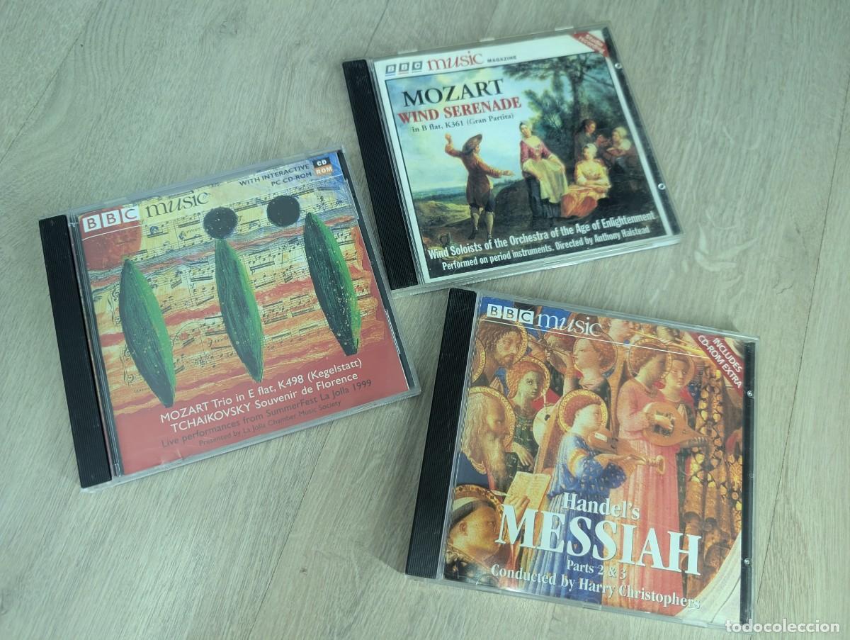 CDs de m&uacute;sica: LOTE DE 3 CD&acute;S DE MUSICA CLASICA DE MOZART - MUSIC - BBC - INCLYE CD-ROM EXTRA - VARIOS - VER FOTOS