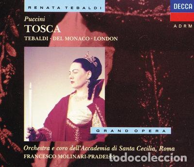 CDs de m&uacute;sica: Puccini: Tosca- 0028941187123