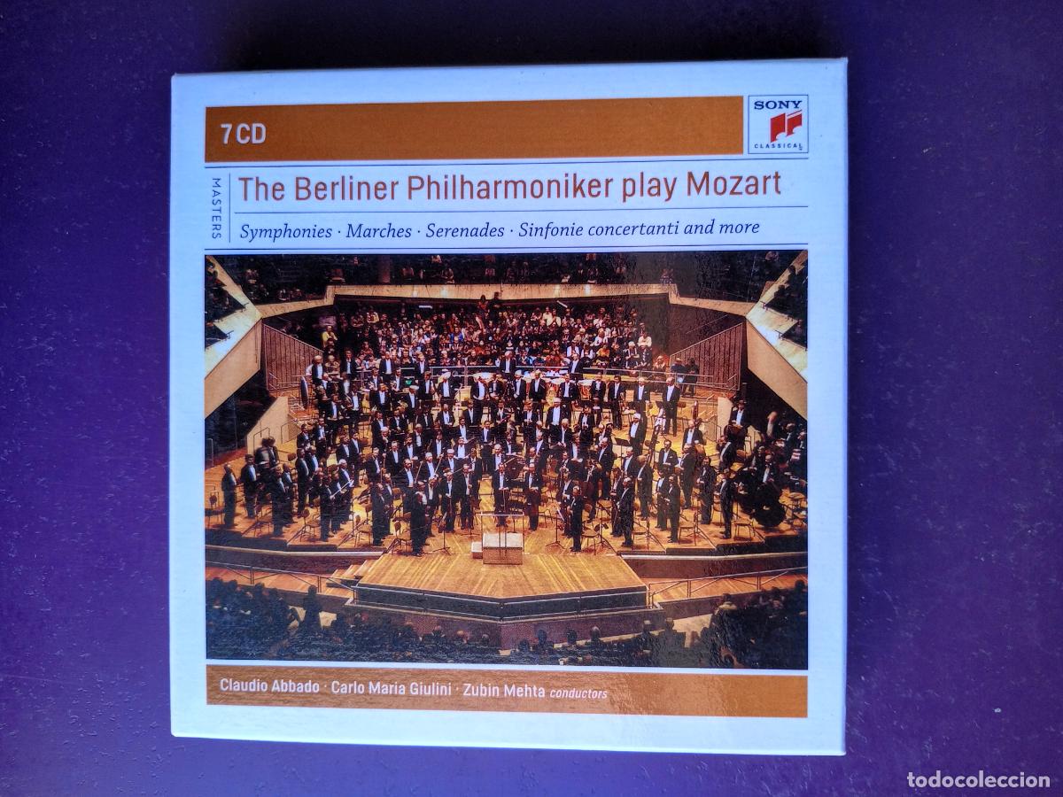 CDs de m&uacute;sica: SINFONICA BERLIN - Mozart - Claudio Abbado, Carlo Maria Giulini, Zubin Mehta - CAJA 7 CD SONY 2010