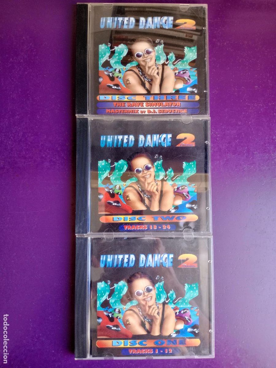 CDs de m&uacute;sica: United Dance Volume 2 Presents The Ultimate Selection - TRIPLE CD FOURBEAT 1995 - HARDCORE, MAKINA