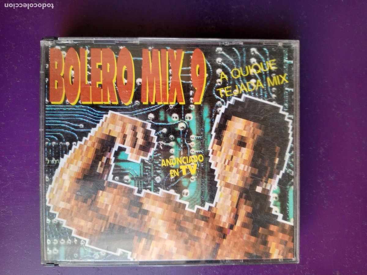CDs de m&uacute;sica: Bolero Mix 9 - DOBLE CD BLANCO Y NEGRO 1992 - ELECTRONICA DISCO HOUSE, TECHNO