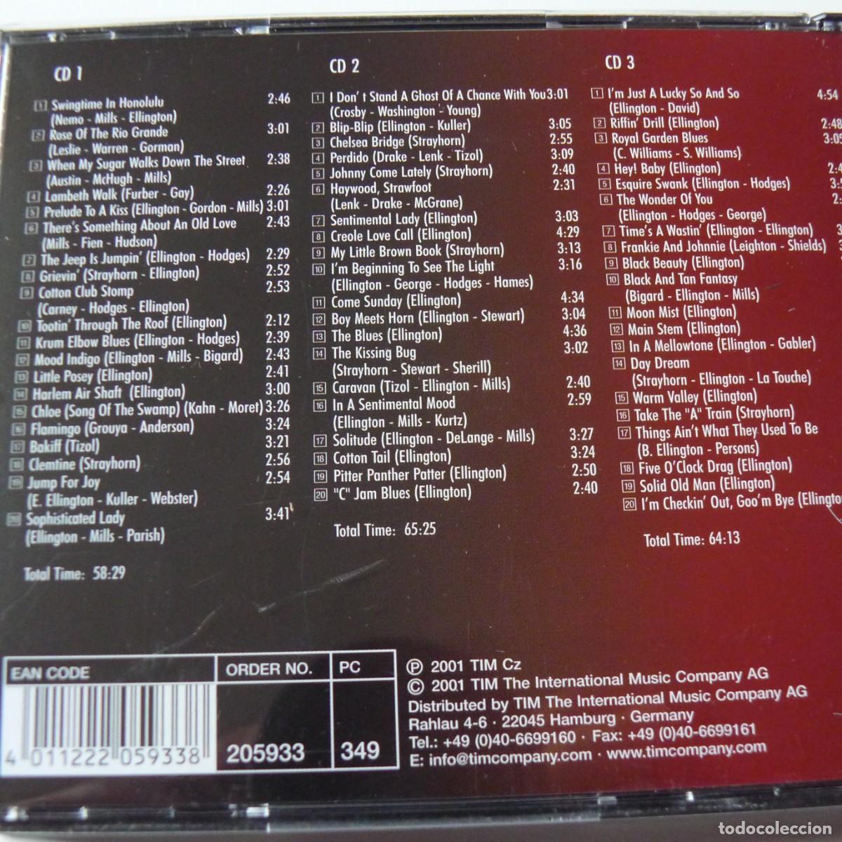 CDs de m&uacute;sica: Duke Ellington &ndash; Dukes Best 3CD BOX SET - Foto 2