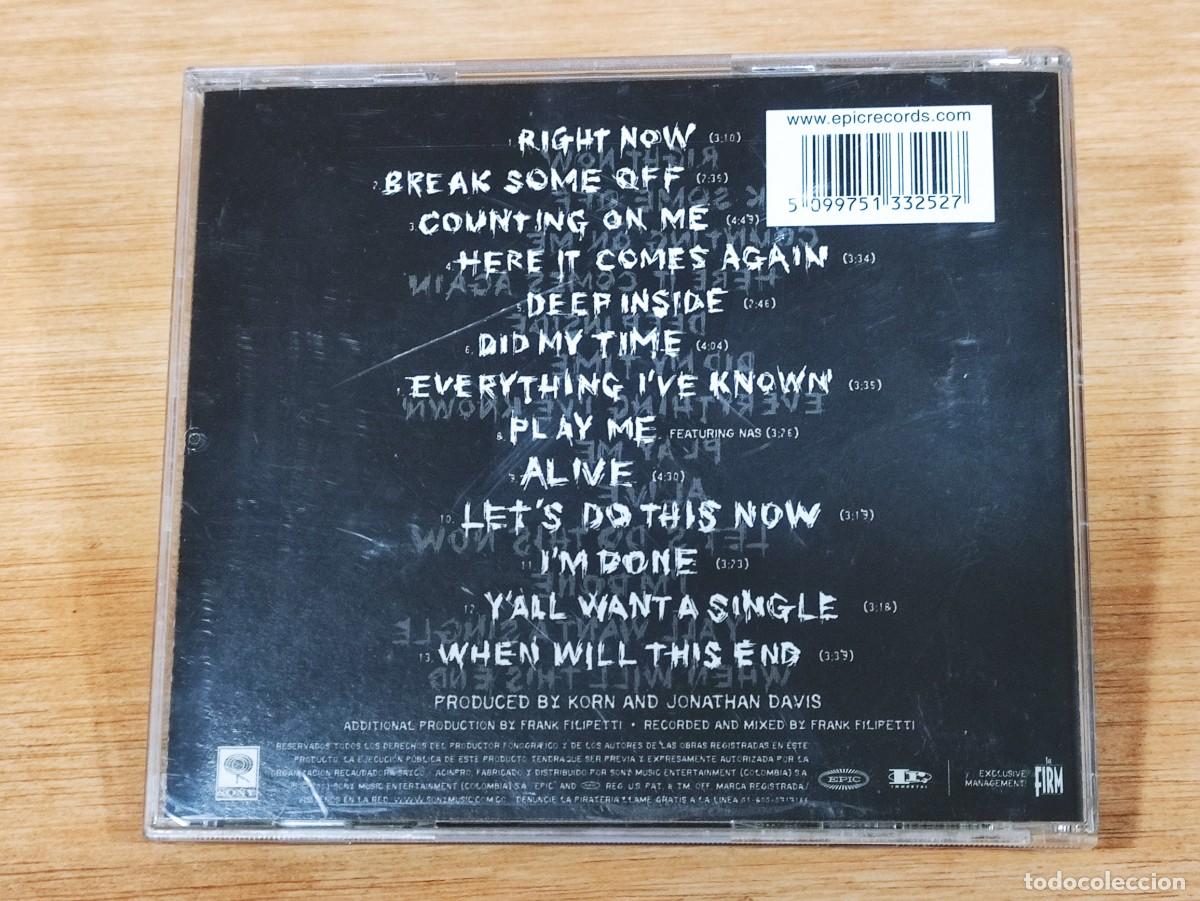 CDs de m&uacute;sica: CD Nu metal Korn 2003 - Foto 3