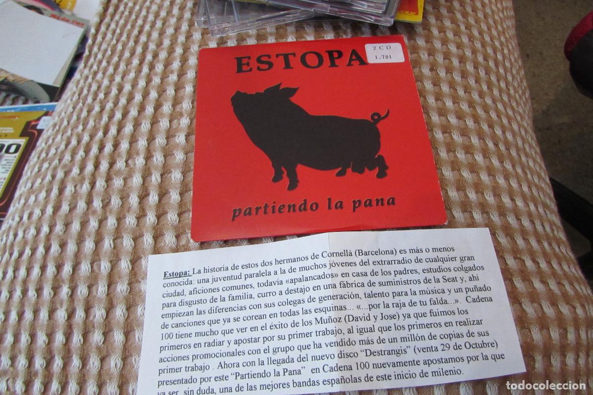 CDs de m&uacute;sica: ESTOPA - PARTIENDO LA PANA ( CD SINGLE CADENA 100)