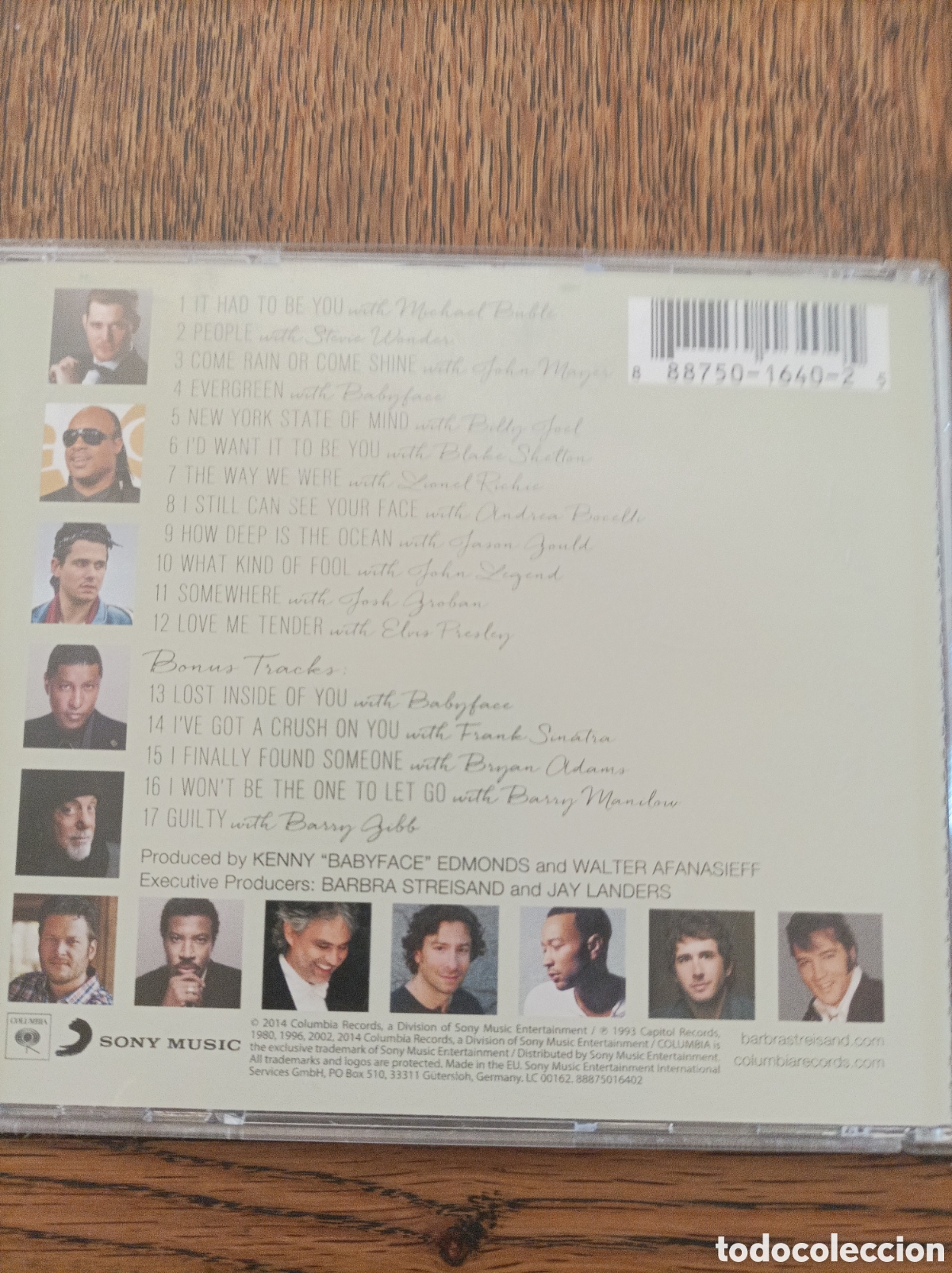 CDs de m&uacute;sica: Barbra streisand. Partners. Cd - Foto 2
