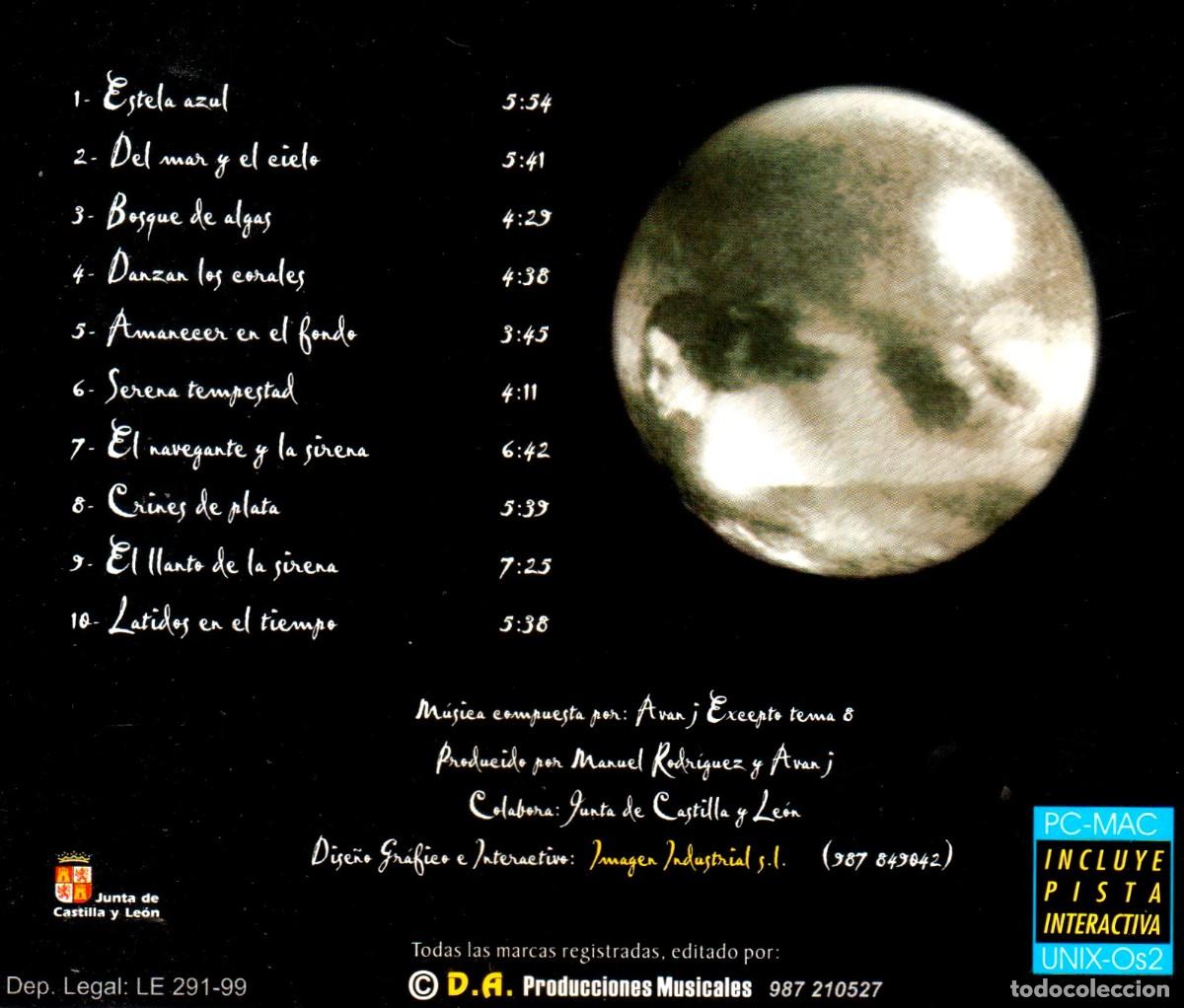 CDs de m&uacute;sica: AVAN J. EL LLANTO DE LA SIRENA. [COMPOSITOR LEONES]. LEON. CD. - Foto 2