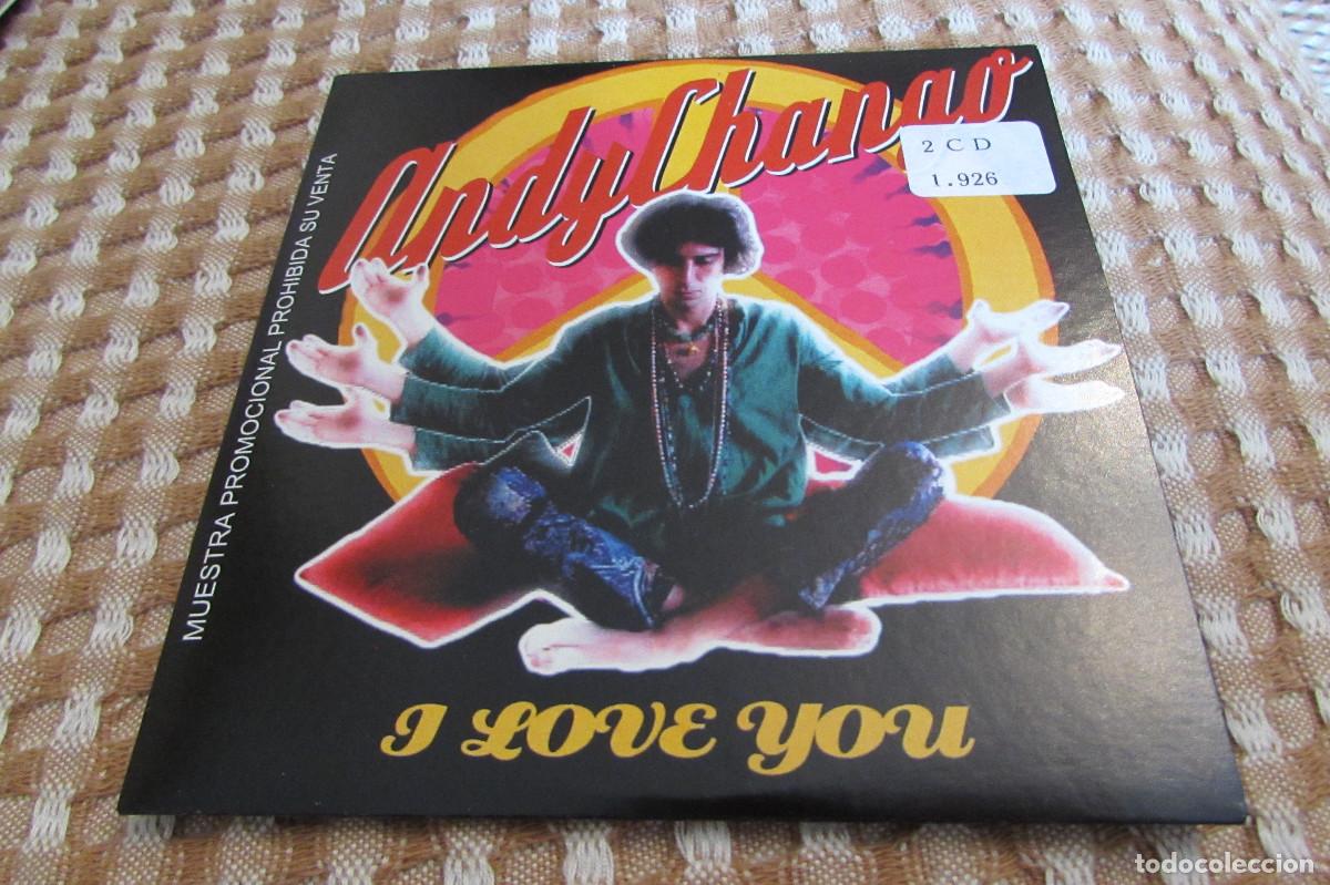 CDs de m&uacute;sica: ANDY CHANGO I Love you REMIXES CD SINGLE PROMOCIONAL