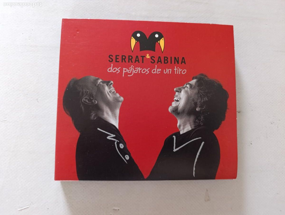 CDs de m&uacute;sica: CD + DVD SERRAT & SABINA - DOS PAJAROS DE UN TIRO (CX)