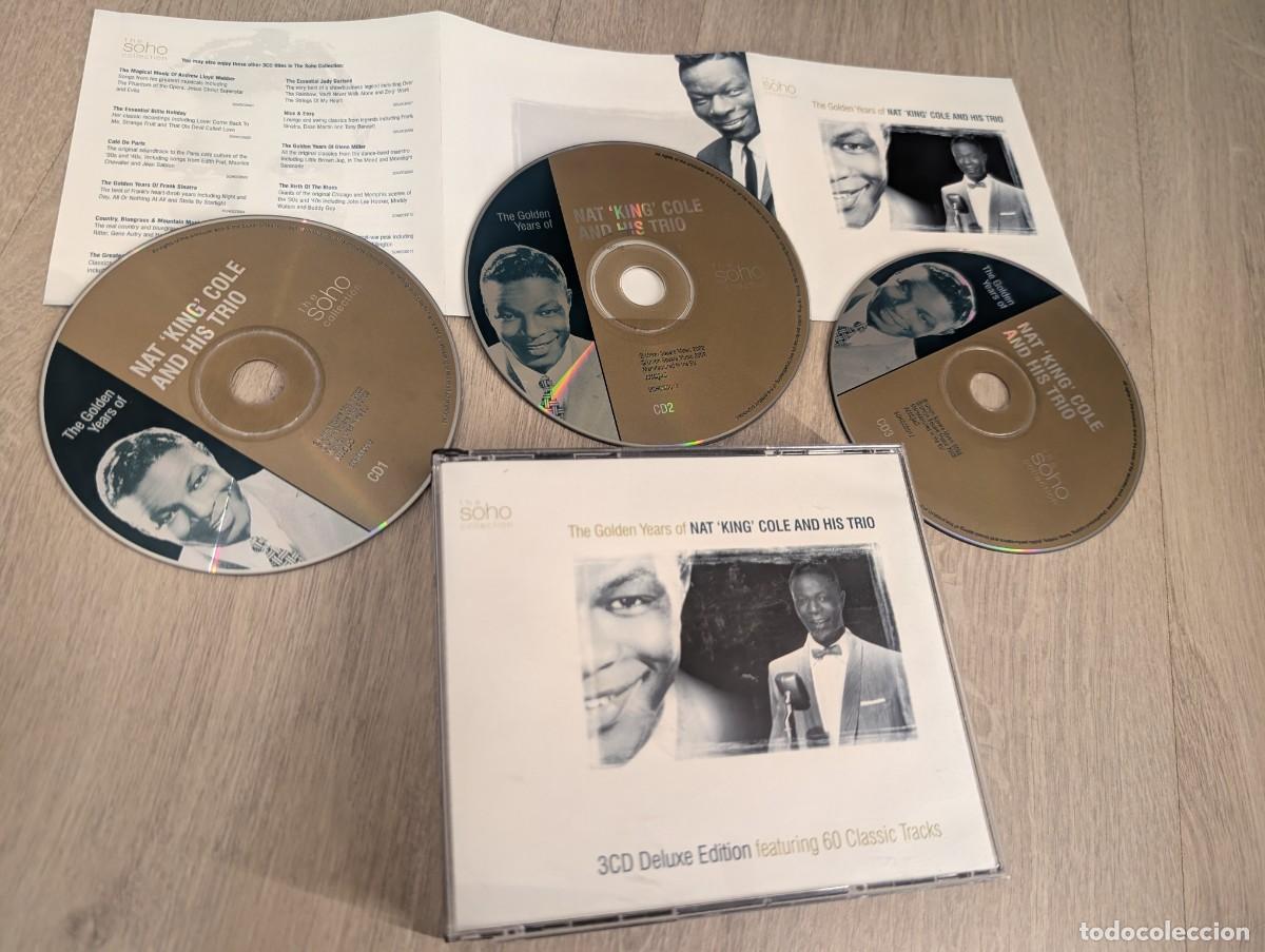 CDs de m&uacute;sica: NAT KING COLE - THE GOLDEN YEARS OF - HIS TRIO - COLLECTION ..3 CD&acute;S LUXE EDITION - 60 CLASSIC 2002