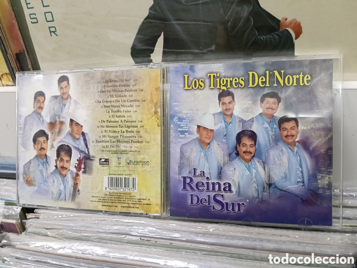 CDs de m&uacute;sica: Los tigres del norte CD la reina del sur Espa&ntilde;a 2003