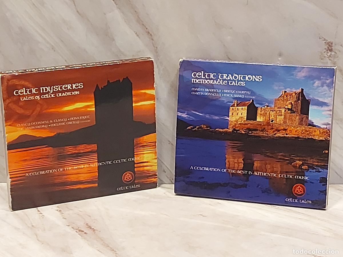 CDs de m&uacute;sica: CELTIC MYSTERIES + CELTIC TRADITIONS | 2 CD 1998 | M&Uacute;SICA CELTA | ESTUCHES CD | LUJO