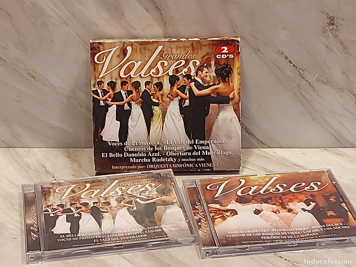 CDs de m&uacute;sica: GRANDES VALSES | JOHANN STRAUSS | ORQUESTA SINF&Oacute;NICA VIENESA | DOBLE CD | ESTUCHE