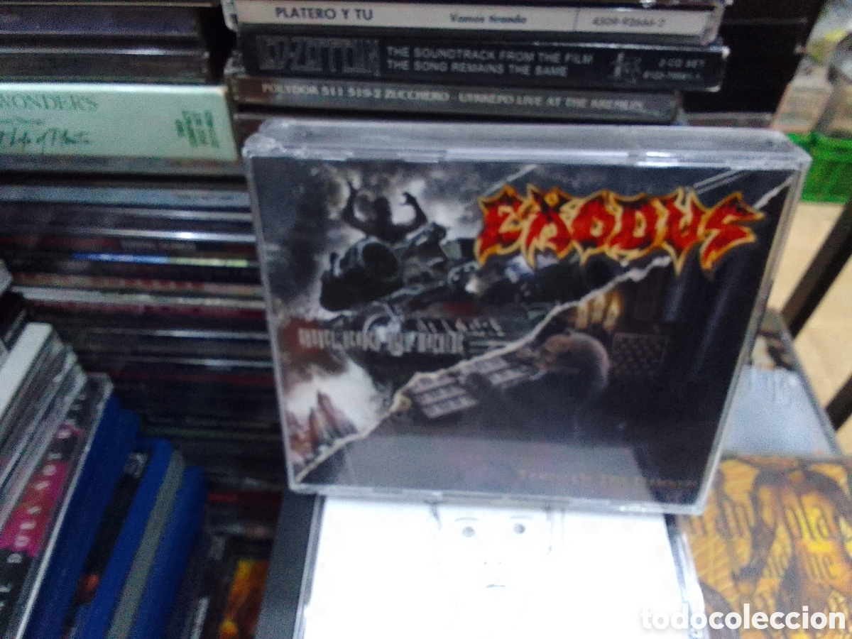 CDs de m&uacute;sica: Exodus 2 cds, shovel headed kill machine,tempo of the damned