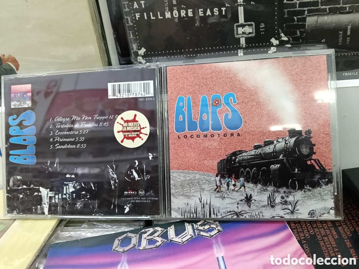 CDs de m&uacute;sica: Blops CD locomotora chile 2001 - Foto 1