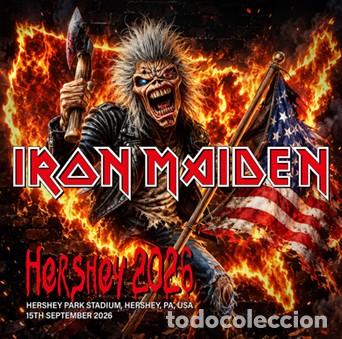 CDs de m&uacute;sica: 2 CD's - IRON MAIDEN - Live Hershey 2026