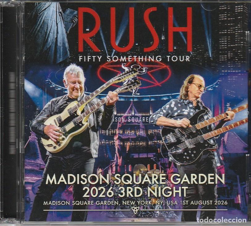 CDs de m&uacute;sica: 2 CD's - RUSH - Live MSG 2026