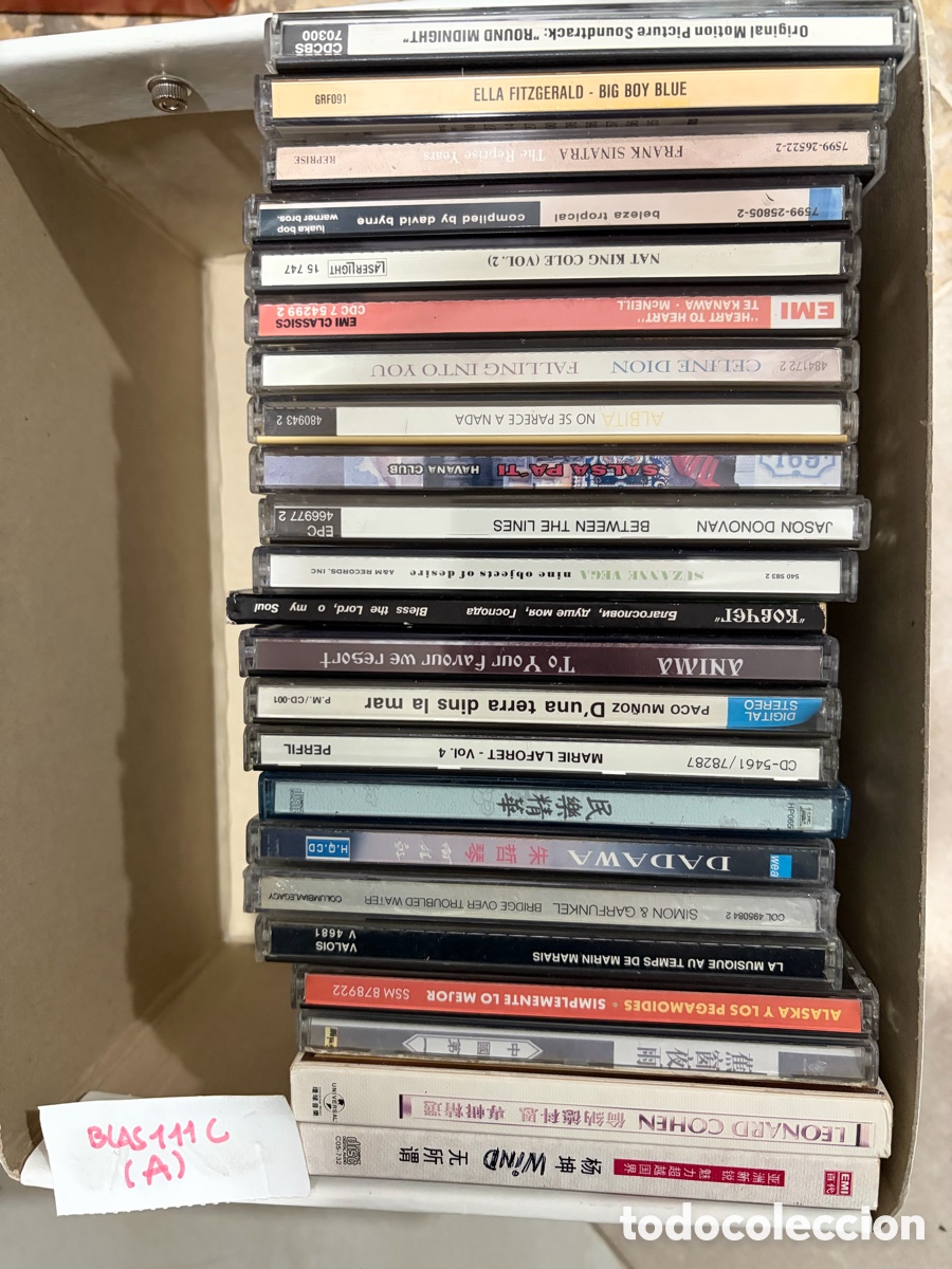 CDs de m&uacute;sica: Blas111C (A) 27 cds m&uacute;sica original Sinatra Fitzgerald yang kun leonard cohen Alaska pegamoides