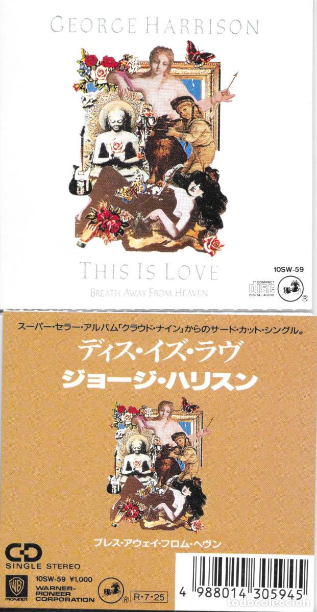 CDs de m&uacute;sica: MINI CD Single This is Love japon - George Harrison - Beatles. NUEVO