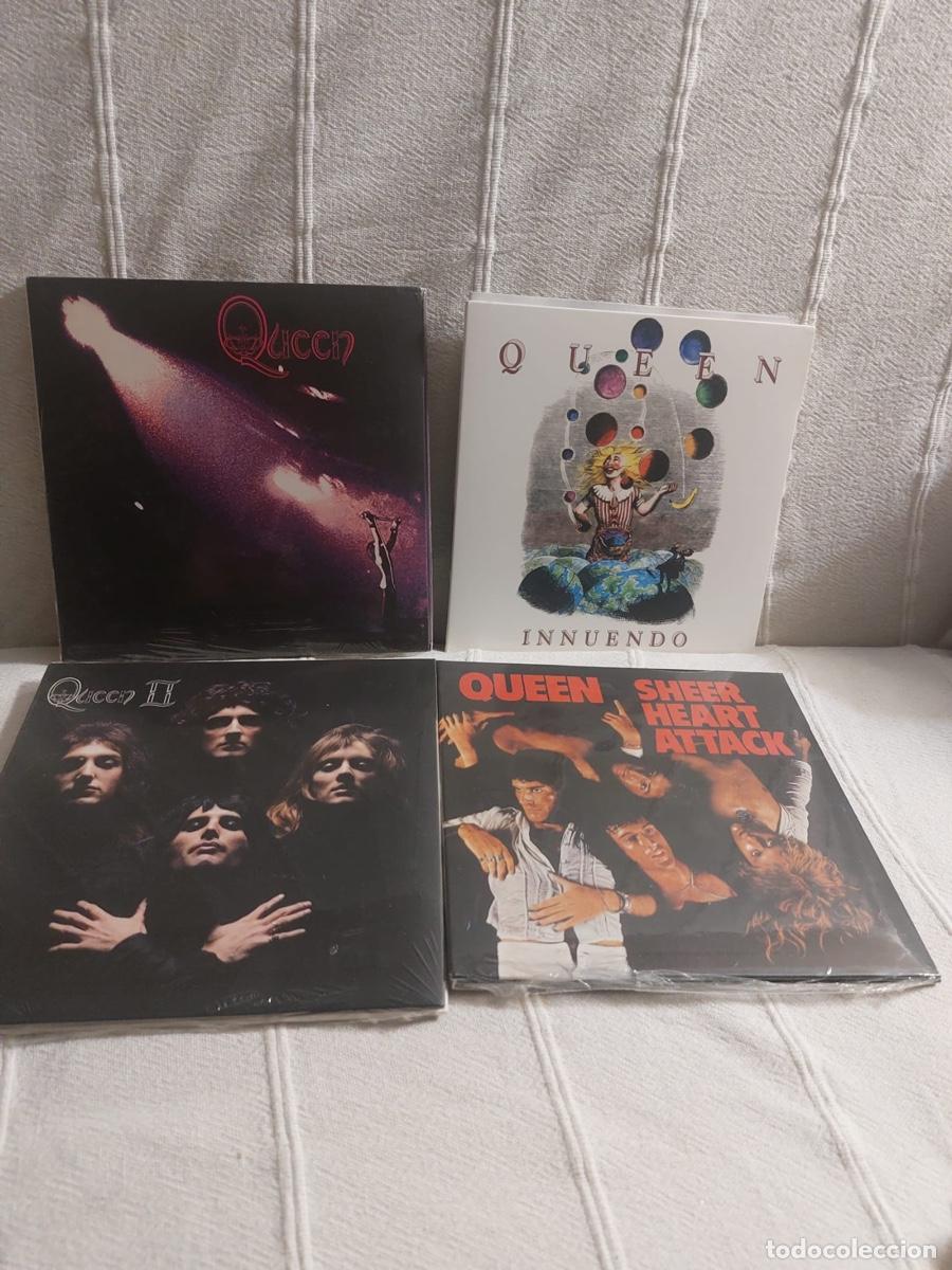 CDs de m&uacute;sica: 4 CD DE QUEEN INNUENDO, QUEEN, QUEENII Y QUEEN SHEER HEART ATTACK