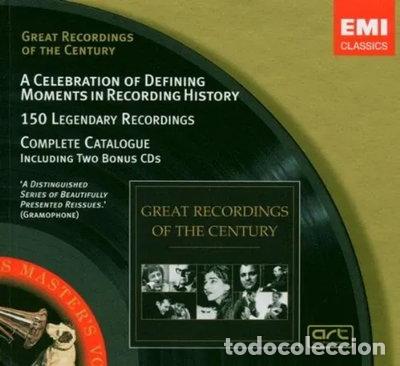 CDs de m&uacute;sica: Great Recordings of The Century - Katalog-sampler- 0724358574326