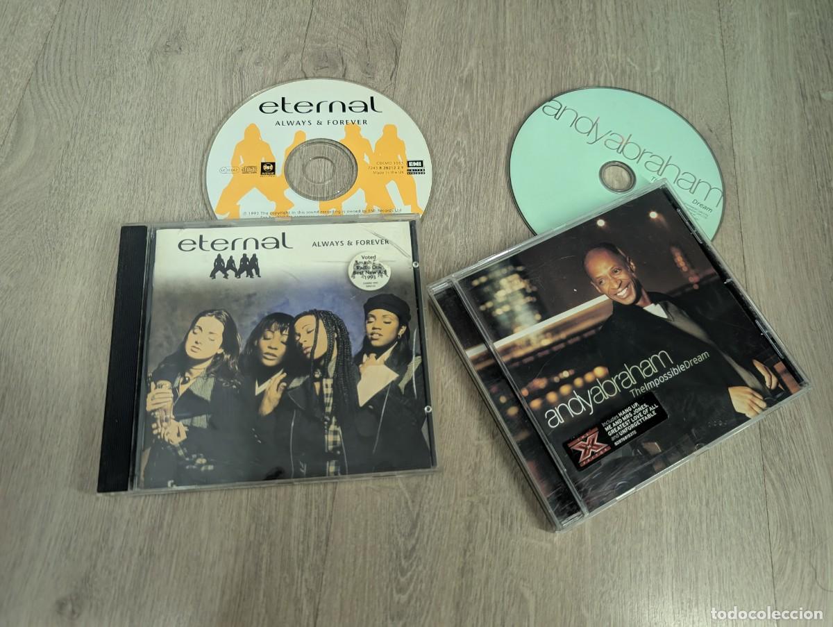 CDs de m&uacute;sica: LOTE DE 2 CD&acute;S DE MUSICA FUNK- BLUES .. ETERNAL - ALWAYS & FOREVER + ANDY ABRAHAM - IMPOSSIBLE DREAM