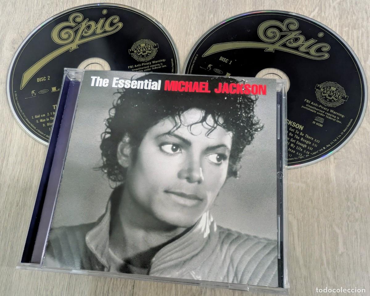 CDs de m&uacute;sica: MICHAEL JACKSON - THE ESSENTIAL .. 2 CD&acute;S + LIBRETO .RARA EDICION U.S.A - EPIC 2005 - CON SELLO FBI