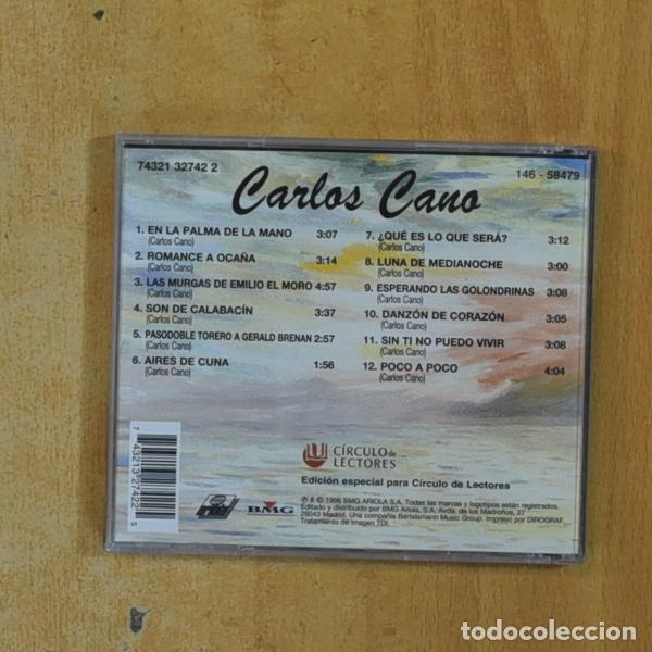 CDs de m&uacute;sica: CARLOS CANO - GRANDES EXITOS AMIGOS - CD - Foto 2