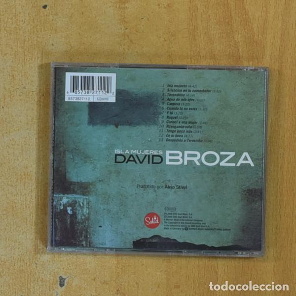 CDs de m&uacute;sica: DAVID BROZA - ISLA MUJERES - CD - Foto 2