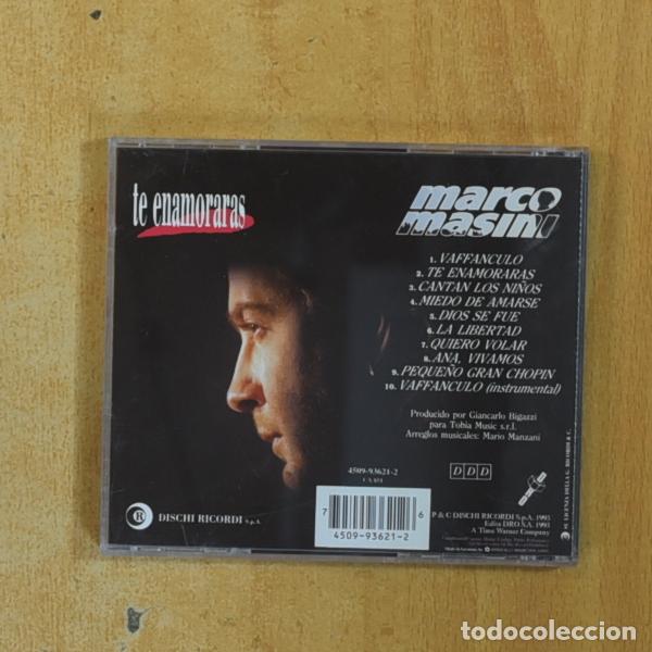 CDs de m&uacute;sica: MARCO MASINI - TE ENAMORARAS - CD - Foto 2