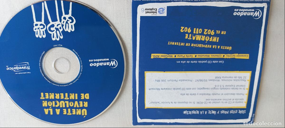 CDs de m&uacute;sica: CD-ROM Software de conexi&oacute;n a Internet de Wanadoo de 2002 - Foto 3